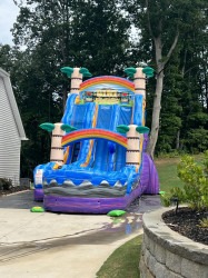 22ft Tiki Plunge with Slip and Slide